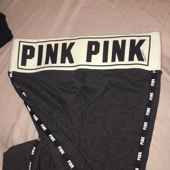 SOLD “Pink” (from Victoria Secret) leggings - Picture 2 of 3